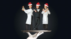 Three Waiters - Christmas
